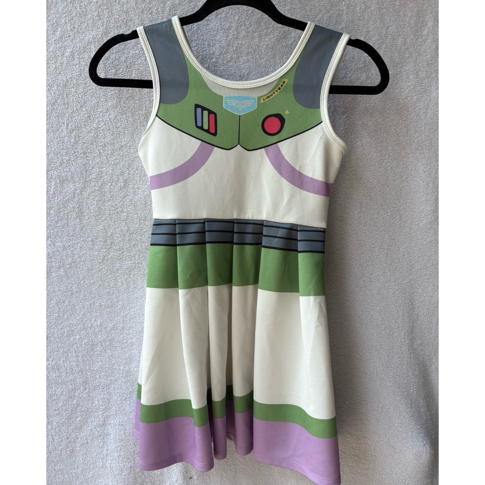 Disney Pixar Buzz Lightyear Toy Story Dress Girls M  7/8 Halloween Dress Up
